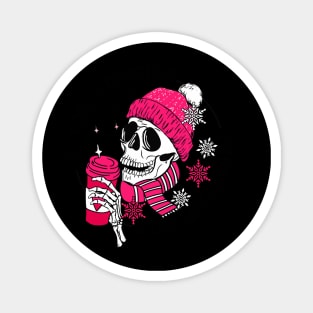 It's Cold Outside Like My Heart Skeleton Funny Valentine Day Magnet